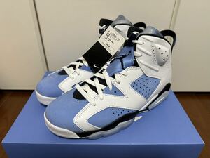 28cm US10 NIKE AIR JORDAN 6 RETRO UNIVERSITY BLUE WHITE BLACK UNC エア ジョーダン ノース カロライナ 1 2 3 4 5 7 8 9 10 11 12 13 