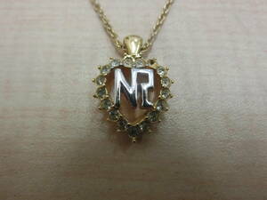 ◎◯アクセサリー NINA RICCI/ニナリッチ NRロゴ ネックレス◯◎