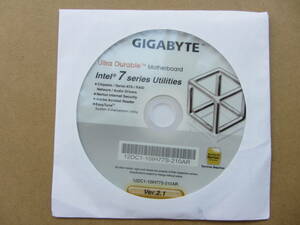 ★【未使用】GIGABYTE Ultra Durable Motherboard Intel 7 series Utilityes DVD Ver.2.1 マザーボード付属DVD-ROM★