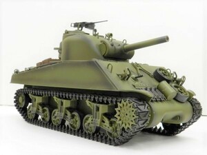 【赤外線バトルシステム付 対戦可能 塗装済み完成品戦車ラジコン】 Heng Long Ver.7.0 2.4GHz 1/16 M4A3 シャーマン ※3898-1