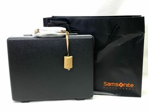 【E420】新品 Samsonite BLACK LABEL/サムソナイト ブラックレーベル バッグ トランクケース 難あり ハードケース ビジネス b