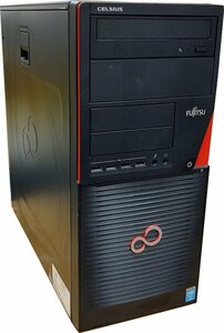 ●快適メモリタワー型WS 富士通 CELSIUS W530 Workstation (Xeon E3-1220 v3 3.1GHz/16GB/500GB*2/GeForce GT635/DVD/Windows10 Pro)