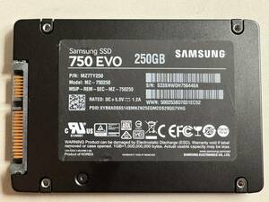 SAMSUNG【動作確認済み】SSD 250GB 0707