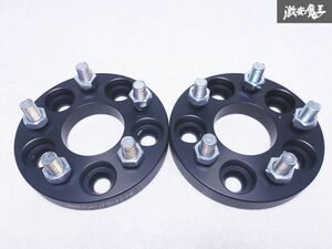 未使用!! 社外 メーカー不明 ワイドトレッドスペーサー ワイトレ 5穴 PCD100 厚さ約20mm ハブ径約57.1mm M12×P1.5 テーパー座面 即納 J-1