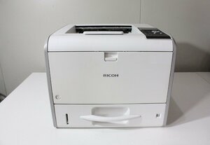 F5142.【印刷OK! 現状品】RICOH SP4510 A4 モノクロレーザープリンター トナー付属 52834枚