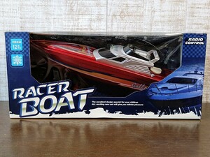 【未開封】ボート ラジコン R/C RACER BOAT 30cm程 モーターボート 船 スーパーボート