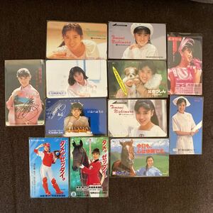 《新品未使用》　☆西村知美　☆５０度数テレフォンカード×１２枚　☆まとめ売り