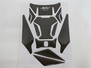 ADV 160 adv160 2023 以降 インナー ステッカー セット 黒【sd-adv16-3】