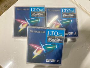 新品未使用☆新品未開封 LTOテープ　ultrium2 G2 200GB 400GB データカートリッジ　FUJIFILM　まとめて3個