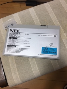 NEC battery pack PC-VP-BP81 / OP-570-76998 Li-ion OUTPUT: 14.8V Typ.2840mAh, Min.2740mAh(41Wh) バッテリーパック