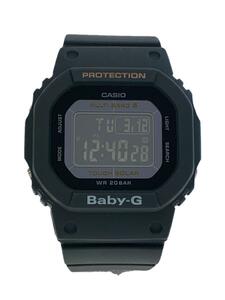 CASIO◆ソーラー腕時計_BABY-G/デジタル/ラバー/GRY