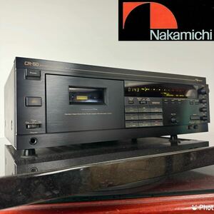 【極美品/希少動作品】Nakamichi CR-50 ディスクリート 3ヘッド シングル カセットデッキ ナカミチ レア品 音響機器 オーディオ レトロ