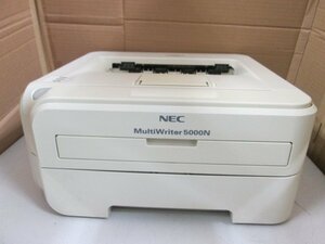 ◎中古レーザープリンタ【NEC MultiWriter 5000N】トナー/ドラムなし◎2402291