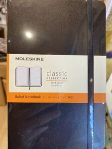 MOLESKINE モレスキン ルールド ノートブック　黒　横罫　ハードカバー　定価2500円　税別