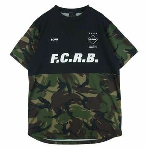 【美品】 F.C.Real Bristol エフシーレアルブリストル F.C.R.B. S/S PRE MATCH TOP Tee XLサイズ FCRB-220049 2022 Tシャツ カモフラ