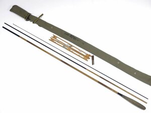 SHIMANO シマノ 朱紋峰 飛造り 8尺 3本継 口栓 竿袋 ヘラブナ ヘラ竿 和竿 151