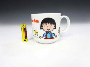 ◆(NA) ちびまる子ちゃん 陶器マグカップ 1客 1990年 さくらももこ 日本アニメ 昭和レトロ 食器 調理器具 キッチン雑貨