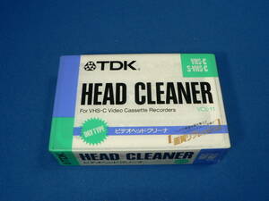 TDK 乾式 VHS-C ビデオヘッドクリーナー VCL-11 VHS-C/S-VHS-C対応 未使用品TDK-5