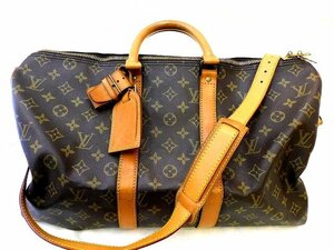 ヴィトン ボストンバッグ ■ M41418 VI0941 キーポル 45 バンドリエール モノグラム ショルダーストラップ Louis Vuitton □6C ムイクニ0