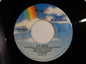 B.B. King Thelma Houston My Lucille / Keep It Light MCA US MCA-52574 200857 BLUES ブルース レコード 7インチ 45