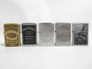 12640◆ZIPPO ジッポ【 JACK DANIELS ジャックダニエル 5点セット 】中古USED