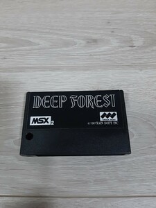 ★☆激レア　MSX２　カートリッジROMソフト　DEEP FOREST　ディープ・フォレスト☆★