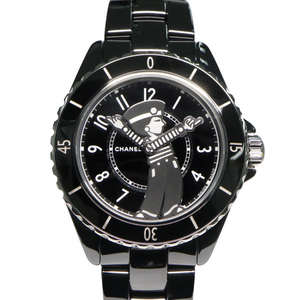 【名古屋】シャネル マドモアゼル J12 ラパウザ 38MM H7609 セラミック ブラック 自動巻 ユニセックス腕時計 男女