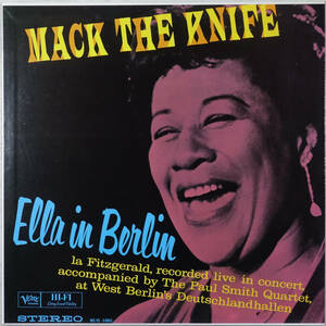 ◆ELLA FITZGERALD / MACK THE KNIFE/ELLA IN BERLIN (JPN LTD. LP/180g) -Verve