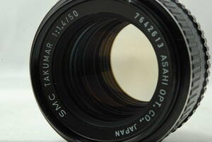 PENTAX SMC TAKUMAR 50mm F1.4 M42 Lens SN7642613