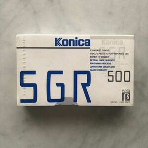Konica ベータ Bata L-500 SGR ビデオテープ　【未開封・送料無料】コニカ