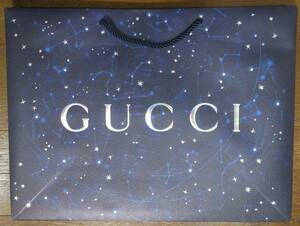 【未使用】GUCCIの紙袋2022冬：約48cm×約36cm×約17cm