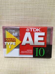 オーディオカセットテープ TDK AE 10 NORMAL POSITION TYPEⅠ ノーマルポジション 10分