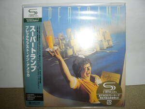 英国ポピュラー系名バンド Supertramp 全盛期大ヒット傑作「Breakfast in America」旧リマスター紙ジャケSHM-CD仕様限定盤　未開封新品。