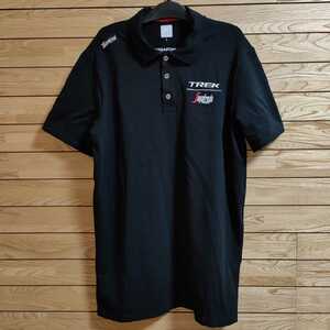 支給品　ポロシャツ　TREK Segafredo　サイクルジャージ　トレック　L　BONTRAGER　ボントレガー　SRAM　Splunk　SMS　Santini　Tシャツ