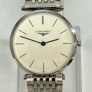 ※※稼働品 LONGINES ロンジン 腕時計 グランドクラシック L・46352 クォーツ ホワイト文字盤 ステンレスベルト ｓｓ メンズ※※