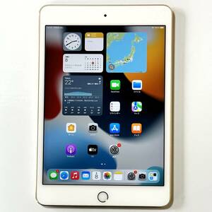 Apple iPad mini 4 ゴールド 128GB MK9Q2J/A Wi-Fiモデル iOS15.8.2 アクティベーションロック解除済