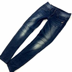 ジースターロウ ☆ G-STAR RAW ストレッチ テーパード デニムパンツ ジーンズ W25 レディース 足長美脚シルエット♪ 着回し◎■Ja4883