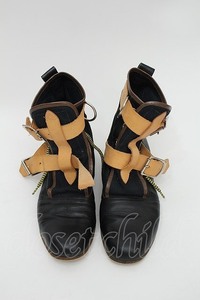 【USED】Vivienne Westwood セディショナリーズブーツ ヴィヴィアンウエストウッド ビビアン 黒 S-24-03-03-029-sh-AS-ZS