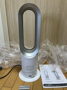 ( 動作品 ）dyson ダイソン Hot + Cool AM05 ファンヒーター AM05 リモコン付き　ホワイト　（F-58）