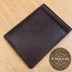 【未使用品】COACH マネークリップ カードケース