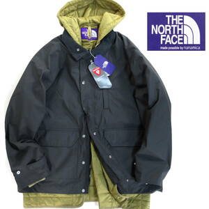 定7.0万 新品◆THE NORTH FACE PURPLE LABEL◆防水透湿 65/35 HYVENT ダブルビルト ジャケット L 灰◆ノースフェイス PRIMALOFT◆J481