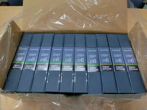 美品 FUJIFILM D321 D6 DigitalBETACAM ビデオカセットテープ10本セット [2111-597] ◆送料無料(北海道・沖縄・離島は除く)◆S