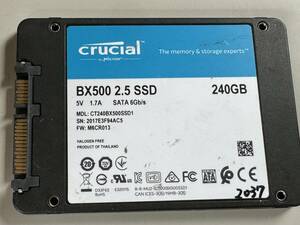 CRUCIAL SSD 240GB【動作確認済み】2037