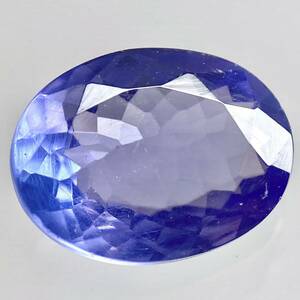 〔天然タンザナイト1.164ct〕a約8.0×6.1mm ルース 裸石 tanzanite ゾイサイト 宝石 ジュエリー テDE0