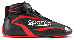 SPARCO（スパルコ） レーシングシューズ FORMULA ブラックxレッド 44サイズ（28.0cm）FIA 8856-2018