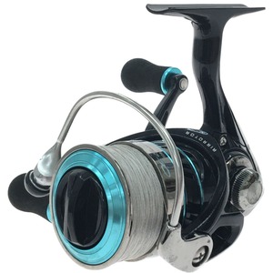 ▼▼ DAIWA ダイワ スピニングリール 16エメラルダス 本体のみ 2508PE-H-DH ライトブルー x ブラック 傷や汚れあり