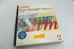 送料無料#1016 中古 Adobe Type Manager Deluxe 4.5 For mac macintosh 　タイプマネージャー