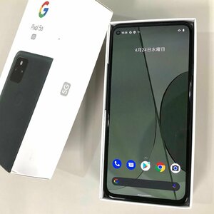 【送料無料 中古】SIMフリー Pixel 5a 5G 6GB/128GB モストリーブラック 赤ロム保証 au版【京都駅前】