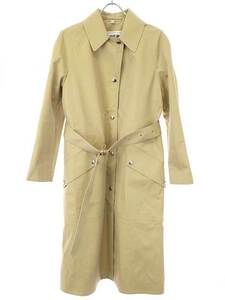 BURBERRY バーバリー コットン ベルテッドロングコート 8062658 ベージュ 38 ITL9CVM44PP2