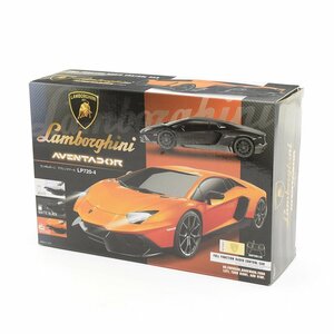 ★488903 未使用品 フルファンクションラジオコントロールカー ランボルギーニ アヴェンタドール オレンジ LP720-4